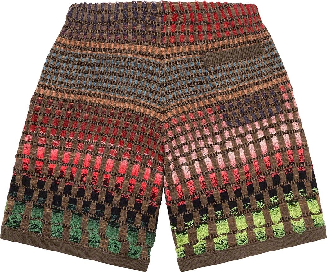 Gradient Grid Knit Short view 26